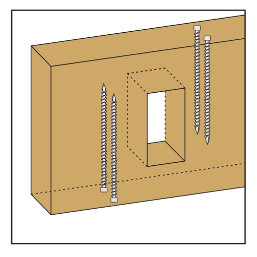 Houtconstructieschroef EASYfast+